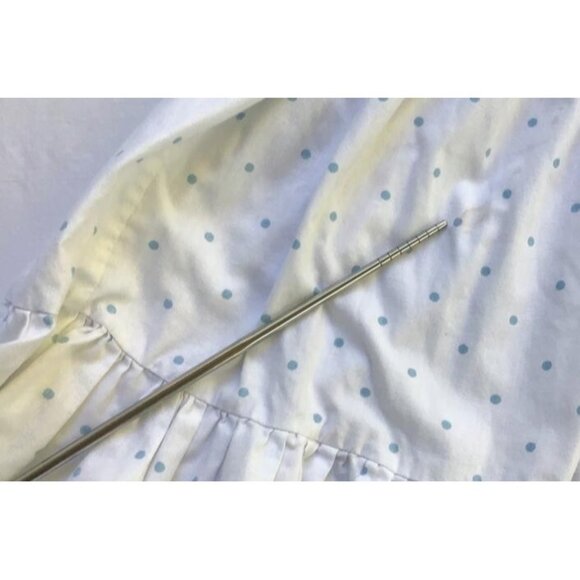 Vintage‎ Daisy Kingdom Blue Bunny Full Circle Pinafore Crinoline Dress No Tag - Picture 12 of 16